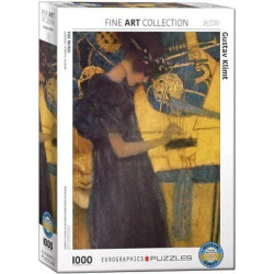 Puzzle Eurographics Fine Art Collection - Gustav Klimt : La Musique - 1000 Pièces