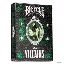 Bicycle - 54 cartes - Disney Villains - Vert