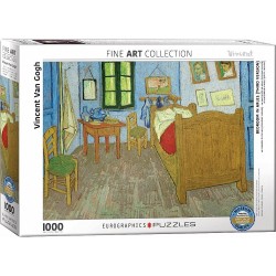 Puzzle Eurographics Fine Art Collection - Vincent Van Gogh : La Chambre à Coucher - 1000 Pièces