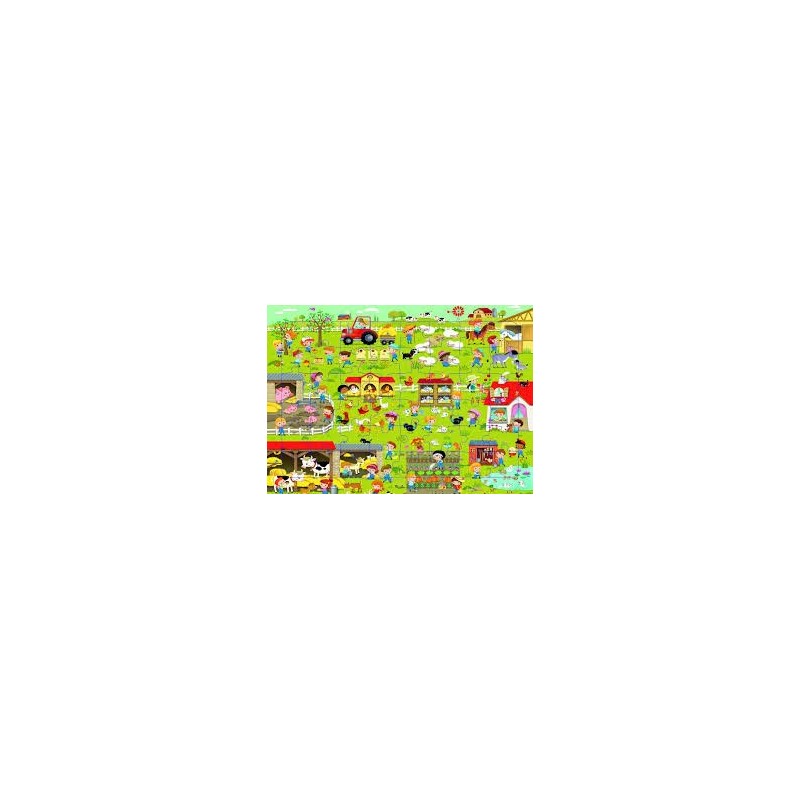 Puzzle Piccolia -Animaux de la ferme - 48 pièces
