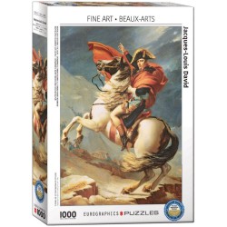 Puzzle Eurographics Fine Art Collection - Jacques-Louis David : Bonaparte Franchissant le Grand Saint-Bernard - 1000 Pièces
