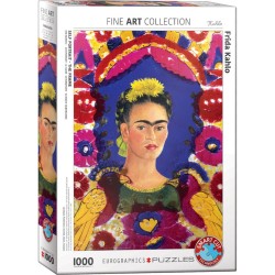 Puzzle Eurographics Fine Art Collection - Frida Kahlo : Autoportrait - 1000 Pièces