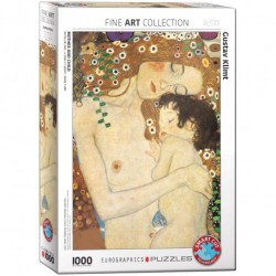 Puzzle Eurographics Fine Art Collection - Gustav Klimt : La Mère et l'Enfant - 1000 Pièces