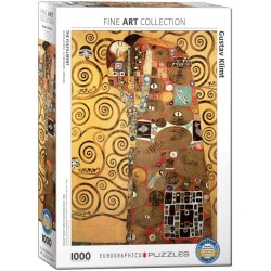 Puzzle Eurographics Fine Art Collection - Gustav Klimt : Le Désir Accompli - 1000 Pièces