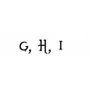 G, H, I